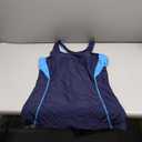 Womens Boyleg Racerback One Piece Swimsuit Athletic Full Coverage Swimwear Lap Swimming Suit XL