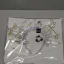 DRESBE Light Up Pearl Crown Headband LED halo Headbands Glow Party Hair Accessories for Women