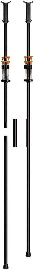Cold Steel Big Bore Blowgun Kit - Includes Darts and Dart Quiver, Two-Piece Blowgun Black, 5'
