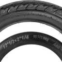 Heavy Duty 12.5x2.25 (12-1/2 x2-1/4) Tire & Inner Tube Set with Angled Valve Stem for Electric Scooters Razor Pocket Mod, Currie, Schwinn, GT, IZIP, eZip