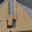 Big Horn 70150 Self-Adjusting Door Holder, All Wood - for Doors as Thin as 1 Inch Or as Thick as 2-1/4 Inch