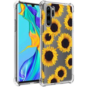 Case for Huawei P30 Pro VOG-L29 VOG-L04 Clear Case for Girls Women, Soft TPU Shockproof Protective Transparent Case Cover for Huawei P30 Pro (Sunflower)