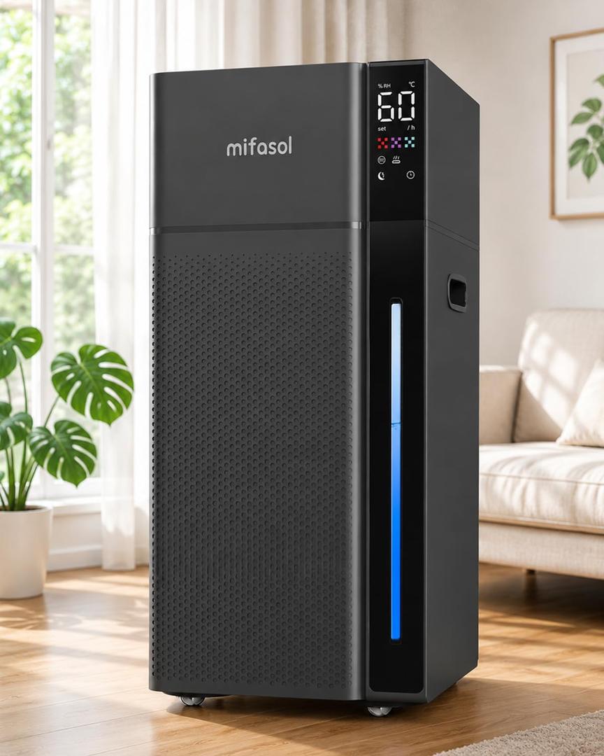 Mifasol Cool Mist Humidifier Large Room, Whole House Humidifiers for Home