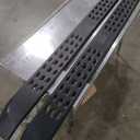 Rough Country RPT2 Running Boards for Toyota Tundra (20222026)  Fits Crew Cab 2WD/4WD, 6.75" Steel Side Steps, No-Drill Install, Matte Black Raptor-Style Rails