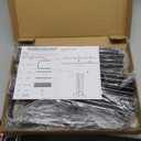 INGIORDAR Shoe Rack 2 Tier Long Storage Organizer Wide Metal Shoe Shelf for Closet Entryway Brown