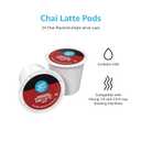 Happy Belly Tea Pods Compatible with 2.0 K-Cup Brewers, Chai Latte, 24 Count (Previously Solimo) (EXP 12/31/26)