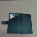 Wallet Case for iPhone 16, RFID Blocking Credit Card Holder, PU Leather Folio Flip Kickstand Protective Shockproof Cover for Apple 16 (Green, for iPhone 16-6.1'')