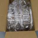 Rotating Makeup Organizer Countertop 3 Tier Lazy Susan Trays Clear Skincare Perfume Storage for Bathroom Counter Vanity, Amber Gold