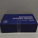 2 Handle Shower Faucet Shower System Complete 2 in 1 Shower Combo Set with Handheld Showerhead Shower Trim Kit Wall Mounted Shower Fixtures Matte Black