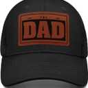 Folouse Gifts for Dad from Daughter, Dad Birthday Gifts Adjustable Hat, Perfect Present for Awesome Daughter Trucker Hat (Mom and Dad Hat Black)