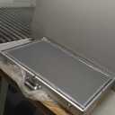 Portable Trade Show Display Case, 34"x22" Aluminum Card Show Display Case with Lock, Large Table Top Sports Card Display Case with Clear Acrylic Glass for Jewelry, Trading Card, Collectibles Shows