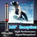 Digital TV Antenna for Smart TV Indoor, 2026 HDTV Antenna with Strong Magnetic Base,360&Long Range Reception Indoor Antenna for Local Channels, Easy Setup Antennas Without Cable (5.5 in)