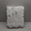 Zubebe 36 Pcs Sport Water Bottles Bulk 21 oz Squeeze Reusable Bpa-free Plastic Water Bottle with Nylon Strap Leak Proof Blank DIY Cup for Travel Hiking Cycling Sport Event Team Gift (Clear White)