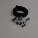 EVIL ENERGY 6AN Fuel Line Kit, 6AN Nylon Braided Fuel Line Hose Fitting Kit CPE 20FT Black