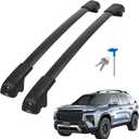 JOYTUTUS Lockable Roof Rack Cross Bars Compatible with Chevy Chevrolet Traverse 2022-2025 Aluminum Anti-Rust Crossbars for Roof Cargo Carrier Bag Kayak Canoe Bike Luggage Snowboard, Black