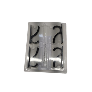 Hooks Black, Pack Of 4