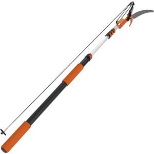 SISUPASSIE 26FT Reach Tree Trimmer, Telescoping Pole Saw with 20FT Extension Pole, Manual Tree Pruner Extendable for Yard, Garden, Patios