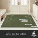 Dirt Trapper Door Mat 36" x 60", Non Slip Washable Doormat, Green