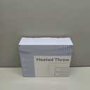 Electric Blanket Heated Throw, 50" x 60" Heated Blanket with 8 Heat Levels & 8 Hours Auto Off, Fast Heating Blankets with ETL & FCC Certification, Grey Plaid