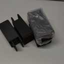 Bed Risers with Adjustable Screw Clamp, Fits Thickness of Furniture Frame from 0 to 1.5 Inch, Furniture Risers 4 Inch Heavy Duty Risers for Table Cabinet Support up to 5000lbs (4Pack, Black)