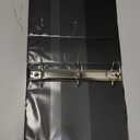 Avery Heavy-Duty View 3 Ring Binder, 3" One Touch Slant Rings, Holds 8.5" x 11" Paper, 1 Black Binder (05600)