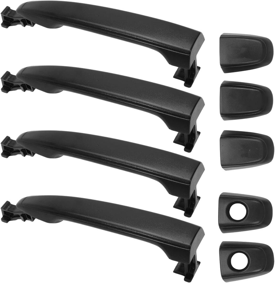 4 Pack Exterior Outside Door Handle Set for 2003-2009 4Runner, 2007-2011 Camry, 2005-2015 Tacoma, 2005-2012 Avalon, GX470 RX330 RX350 RX400h, 69211-AE010 69217-AE010