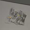 Lomotech Battery Operated Christmas Lights - 4 Pack Total 66ft 200LEDs String Lights 8 Modes Waterproof with Timer for Home, Garden, Party, Holiday, Tree Decoration (Clear Wire, Warm White)