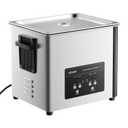 VEVOR 10L Ultrasonic Cleaner, Professional 180W Ultrasonic Cleaner Machine with Digital Display and Cleaning Basket, 40kHz Stainless Steel Cleaning Machine Ideal for Jewelry, Coins, Watches, Razors