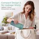 Momcozy Portable Breast Milk Cooler for Travel, 24H Ice-Free Cooling Breastmilk Storage Bottles Container, 12oz Leak Proof Outdoor Small Freezer, Baby Breastfeeding Essential for New Moms