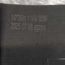 Riakrum 2 Pcs Heated Snow Melting Mats Outdoor, 10 x 30 in Winter Anti-Slip Heated Rubber Mat for Walkways Decks and Sidewalks, Electric Snow and Ice Melting Pads Connection with 9.84 ft Power Cord