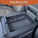 PIMCAR 3-Piece Center Console Organizer Set for 2023-2026 Honda Pilot, 2024-2026 Honda Passport/Ridgeline Accessories, Armrest Hidden Storage Box & Divider ABS Material Interior Accessories