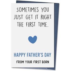 Ithmahco Father's Day Card Funny, Father day Gifts For Dad, Happy Father Days Card, Fatherday Gifts For Dad From Daughter, Son, Funny Fatherday Cards From Wife, Set Of 5