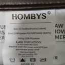 Hombys Pillow 15.7" x 8" x 3"  Cover Polyester Brown