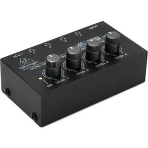 Professional Audio Series Behringer MICROAMP HA400 Ultra-Compact 4 Channel Stereo Headphone Amplifier