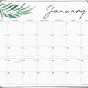 Large Desk Calendar 2026 with Desktop Mat, Cabbrix Desk Pad Calendar 21 x 16-1/2 Inch Covering January 2026 to December 2026, Desk Blotter Calendar for Home, School, and Office, Black