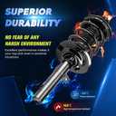 Front Struts Assembly & Sway Bar Links for 2006-2011 Ford Focus 2L, Shock Absorber w/Coil Spring Replace 172257 172258 4PCS