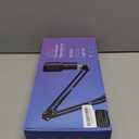 Gaming USB Microphone, Noise Cancellation Condenser Mic with Mute, Boom Arm Mic-Reverb Adjustment, Monitoring for Streaming, Podcasting, Discord, YouTube, PC, Computer, PS4, PS5, Mac