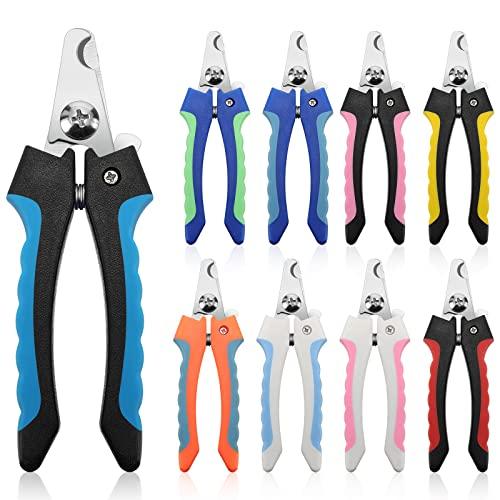 Lanties 9 Pcs Dog Nail Clippers Bulk Pet Nail Claw Grooming Pet Cutter Toenail Trimmer for Small Medium Dogs