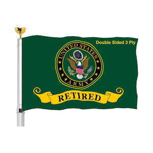 US Army Military Flag 43x56 Outdoor Double Sided- American United States Army Star Black Flags 3 Ply Heavy Duty Fade Resistant Banner for Outdoor Indoor Garage Wall