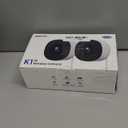 2K No Drill Window Camera-2 Pack 2.4Ghz & 5Ghz WiFi Cameras for Home Security for Indoor & Outdoor Monitoring, Anti-Glare Color Night Vision, Human Detection, 24/7 Recording, Ideal for Apartment, K1