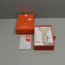 REVO Genie | 3-in-1 Face & Neck Beauty Massager with Heat, 3 Light Therapies, Smart Vibration | Red Light, Blue Light, Green Light Therapy for Smooth Glowing Skin (Beige)