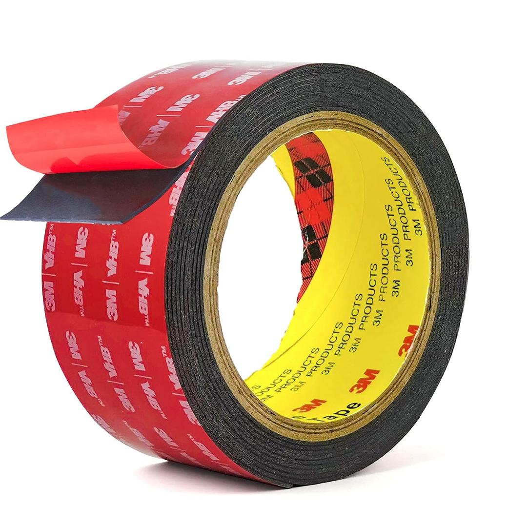 3M Double Sided Tape Heavy Duty Mounting Tape Strong Adhesive Tape Waterproof Foam Tape Picture Hanging Strips for LED Strip Light Indoor and Outdoor (2in X 10ft)