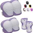 Knee Pads for Kids Knee Pads and Elbow Pads Set Toddler 3-10 Years Protective Gear Set for Girls Boys with Wrist Guards for Skating Cycling Bike Rollerblading Scooter 