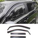 Visor Rain Guards Compatible with 2023-2025 2026 Honda Pilot Front and Rear in-Channel Window Visors Wind Deflectors Weather Shield for 2024 Pilot 4PCS Accessories