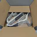 20 Pack Heavy Duty Plastic Hangers, Non Slip Clothes Hangers with Rubber Pads and 360 Hook - Thin Space Saving Hanger, Closet Organizer for Shirt, Pants, Suit, Skirt,Coat - Gray