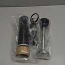 Bonsenkitchen Hand Blender, Immersion Blender with 2 Mixing Speed, Electric Handheld Mixer Portable Stick Mixer with Stainless Steel Blades for Soup, Smoothie, Puree, Baby Food