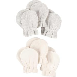 Simple Joys by Carter's unisex-baby 6-pack Mittens (Newborn, Cream Heather)