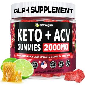 Apple Cider Vinegar Gummies GLP-1 Supplement, 90 Count  Low Sugar Vegan Apple Cider Vinegar Gummies with Beet Root & Pomegranate for Digestive & Metabolic Support (EXP 12/28/25)