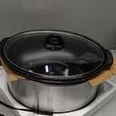 Crock-Pot 7 Quart Oval Manual Slow Cooker, Stainless Steel (SCV700-S-BR), Versatile Cookware for Large Families or Entertaining