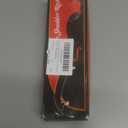 Violin Shoulder Rest for 4/4-3/4 Size with Comfortable Foam Pad & Height Adjustable Feet Ergonomic Violin Chin Rest Parts, Including a Violins Practice Mute(Black)